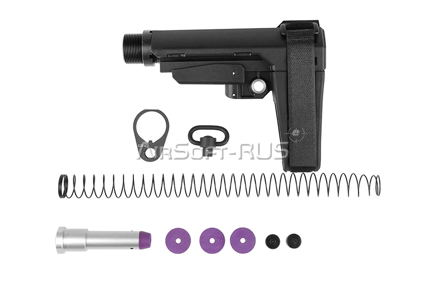 Приклад Cyma S Style Combo для М4 GBB (CGS-BT-0008 BK)