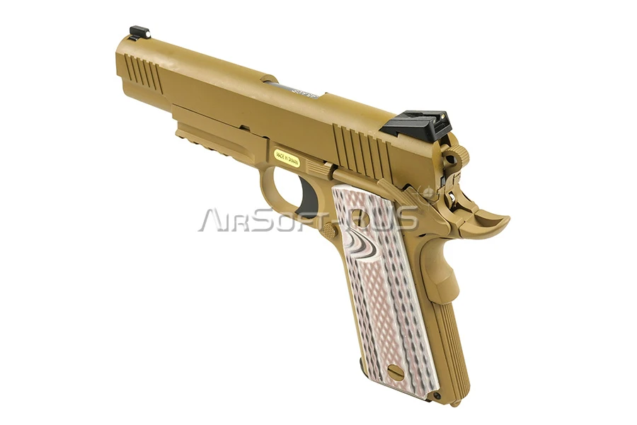 Пистолет WE Colt M45A1 TAN (GP132(TAN))