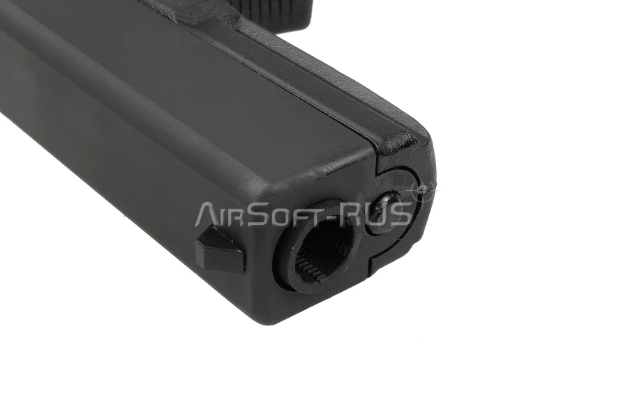 Пистолет WE Glock 17 Gen 3 с тактическим затвором GBB BK (GP650-17-BK)