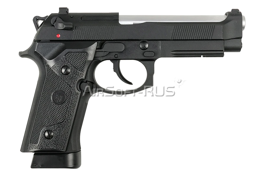 Пистолет KJW Beretta M9A1 Chrome CO2 GBB (CP314 KJW CO2)