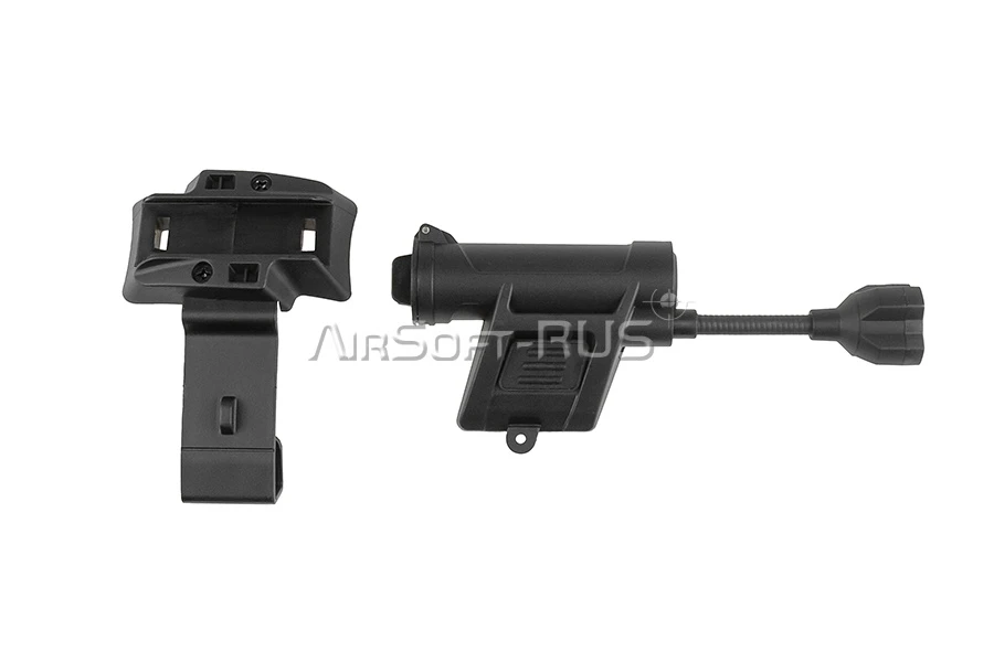 Фонарь нашлемный WoSporT MPLS 4.0 BK (LT-14-BK)