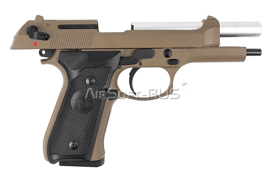 Пистолет Snow Wolf Beretta M92F GBB TAN (DC-SW-03-2 TN[1])