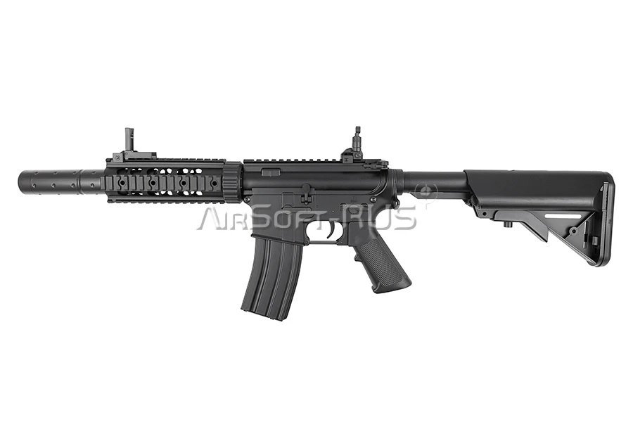 Карабин Cyma M4 CQB with silencer ABS (CM513)