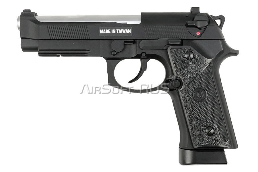 Пистолет KJW Beretta M9A1 Chrome CO2 GBB (CP314 KJW CO2)