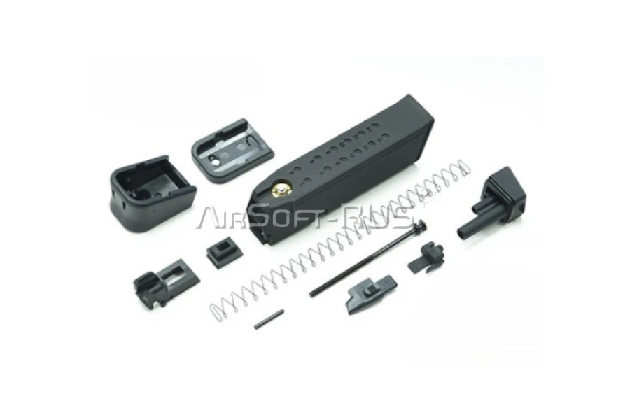 Полный рем. комплект магазина Guarder для Glock 19/26 (Black) (GLK-186(BK))