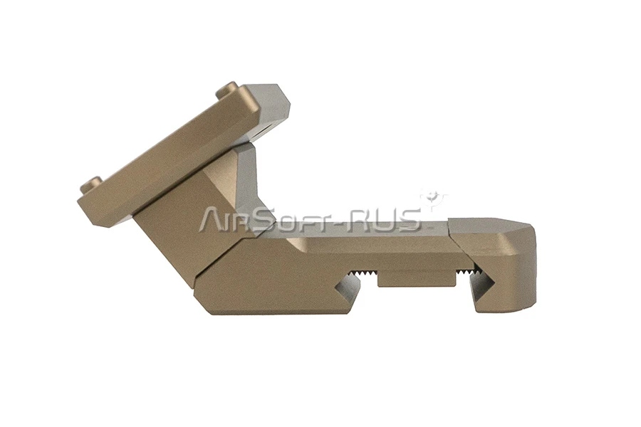 Планка Evolution Gear для прицелов RMR/T2 под угол 35-45° TAN (EVG-808-TAN)