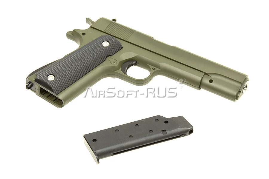 Пистолет Galaxy Colt 1911 Green spring (G.13G)