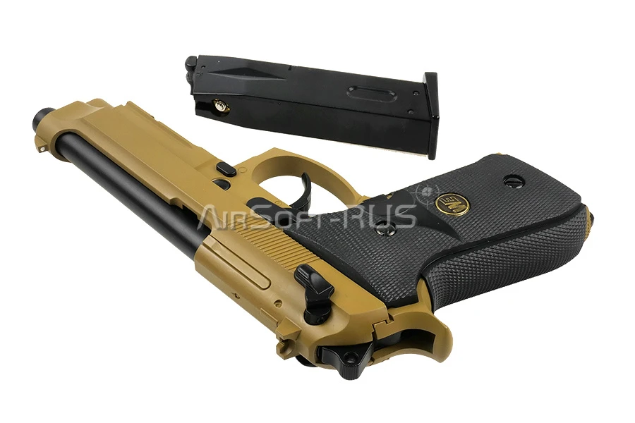 Пистолет WE Beretta M9A1 TAN GGBB (GP321(TAN))