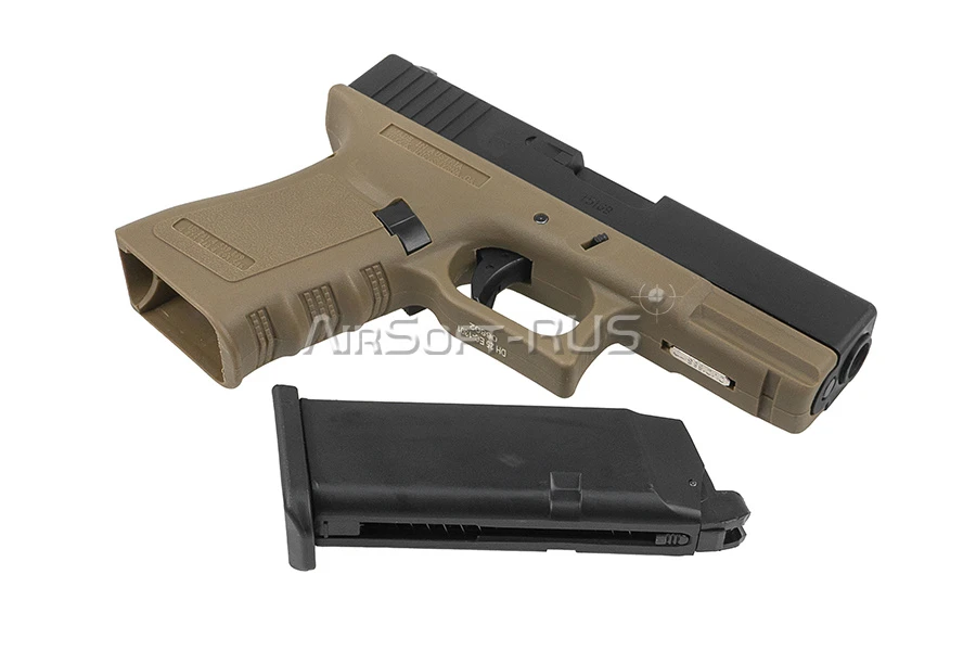 Пистолет East Crane Glock 19 Gen 3 DE/BK (EC-1301-DE/BK)