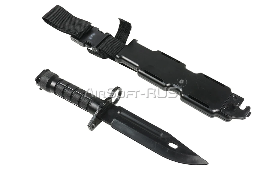 Штык-нож Cyma пластиковый тренировочный M9 BK (HY015)