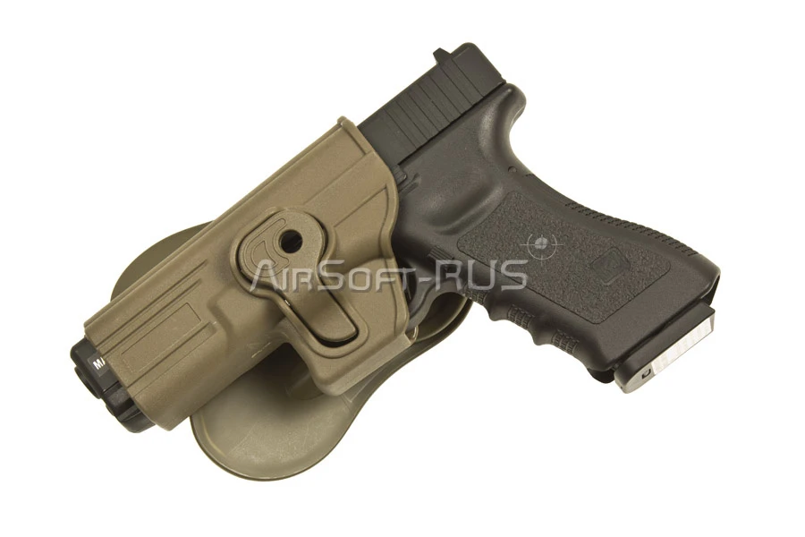 Кобура WoSporT пластиковая IMI для Glock TAN под левую руку (GB-42-L-T)