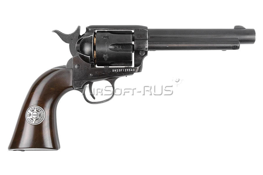 Револьвер WinGun Colt Peacemaker Black version CO2 (CP137B)