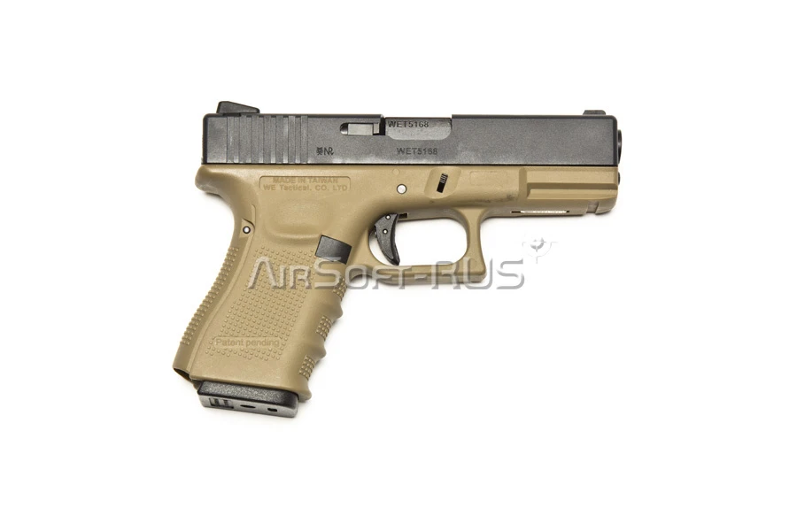 Пистолет WE Glock 23 Gen.4 TAN GGBB (DC-GP620B-TAN-WE) [1]