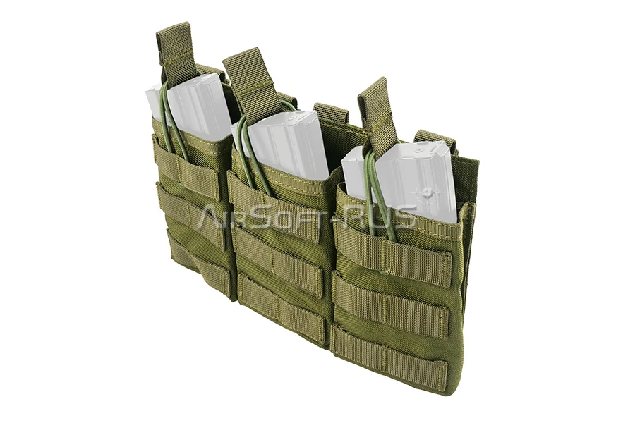 Подсумок WoSporT магазинный открытый тройной для G36 OD (MG-19-OD)