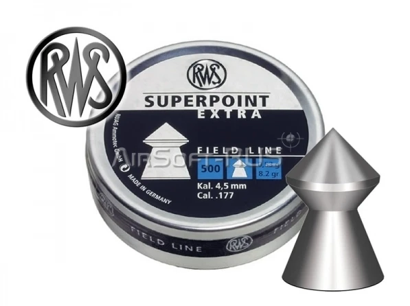Пули пневматические RWS Superpoint Extra 4,5 мм 0,53 гр 500 шт (AG-2136716)