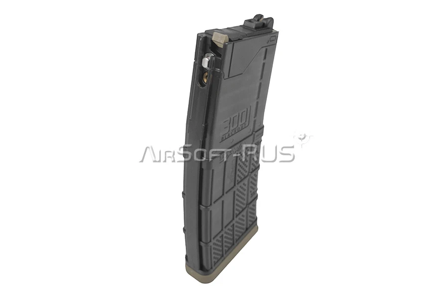 Газовый магазин Angry Gun для M4 Lancer L5AWM V2 MWS 300BLK на 35 шаров Smoke (ANG-LMW-300-TS)