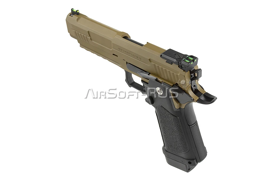 Пистолет Arcturus Hi-Capa 5" Vanguard BLK-TAN GBB (AT-GHC-V5-BT)