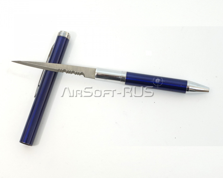 Ручка-нож 003S - Blue в блистере (City Brother) (RA53688)