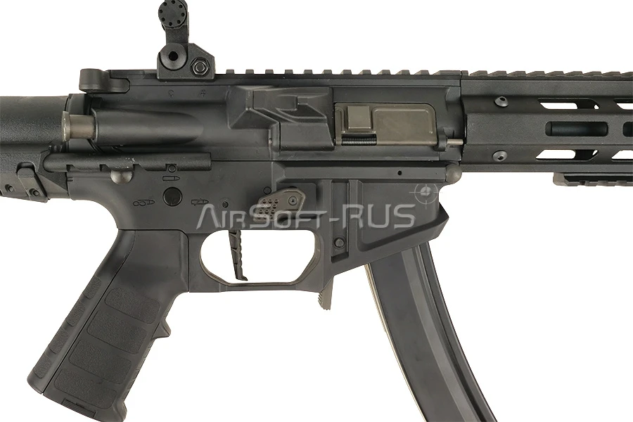 Пистолет пулемет King Arms PDW 9mm SBR SD (KA-AG-217-BK)