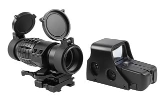 Коллиматорный прицел Linyi Eotech + магнифер 301 3X (LFO-551+3X scope)