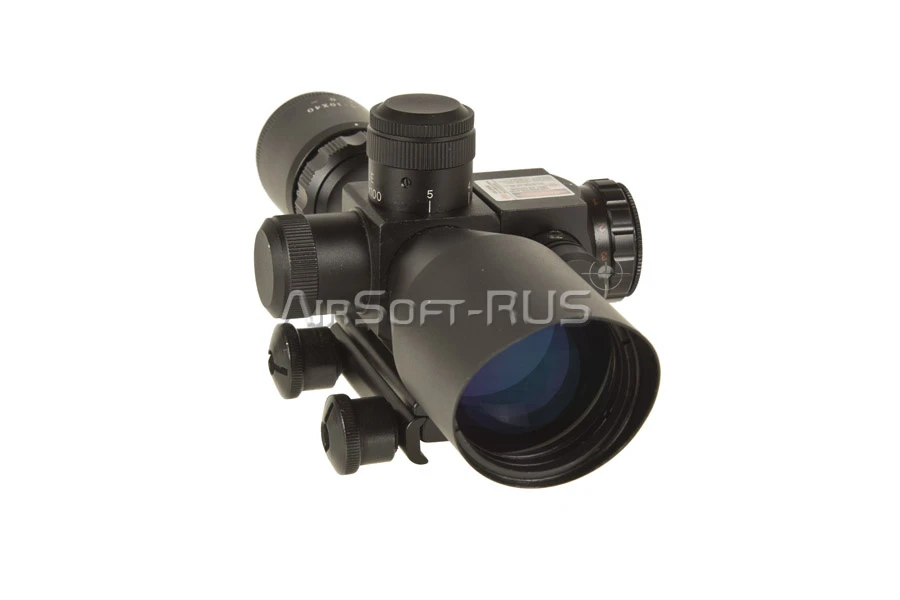 Прицел оптический Marcool M8 LS 2.5-10X40E Rifle Scope с встроенным красным ЛЦУ (HY1142)