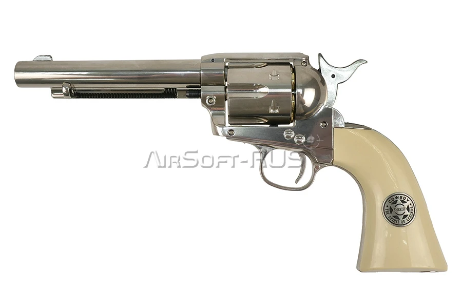 Револьвер WinGun Colt Peacemaker Silver version CO2 (CP137S)
