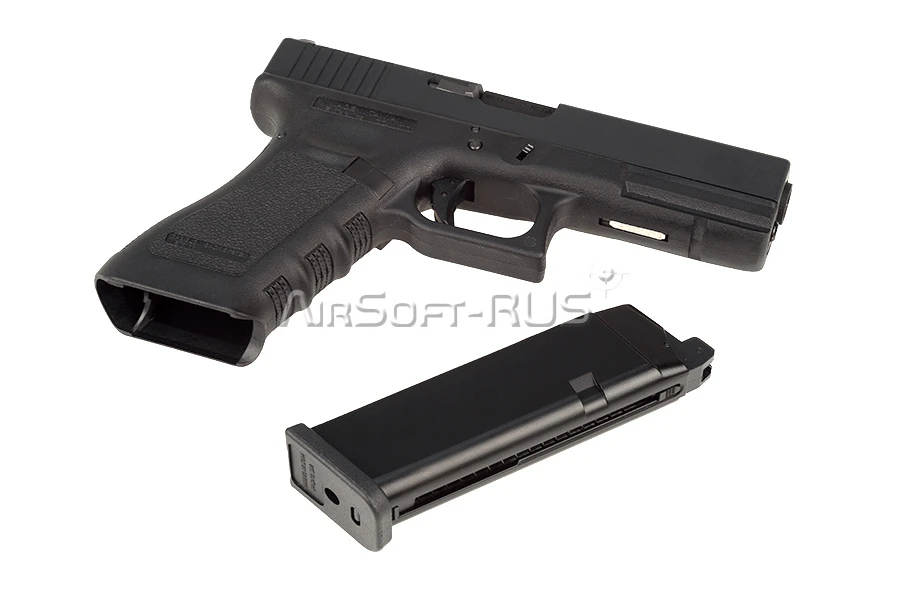 Пистолет WE Glock 17 Gen 3 с тактическим затвором GBB BK (DC-GP650-17-BK) [1]