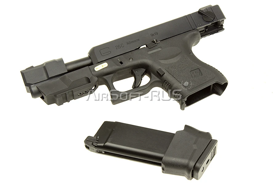 Пистолет WE Glock 26С Gen.3 GGBB (DC-GP622F) [4]