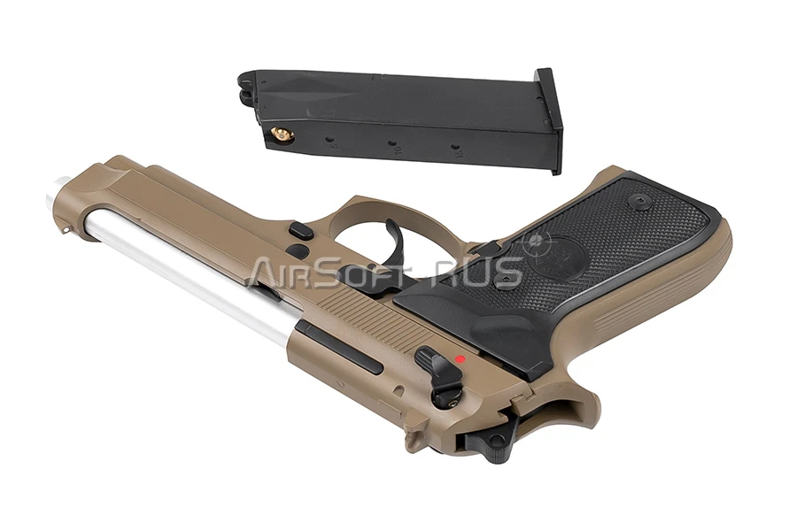 Пистолет Snow Wolf Beretta M92F GBB TAN (SW-03-2 TN)