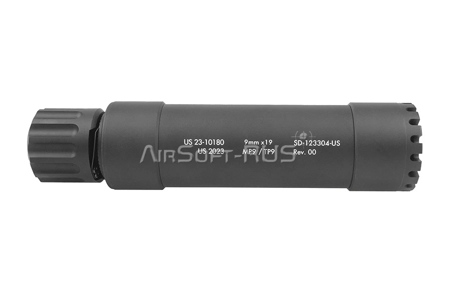 Глушитель Angry Gun Power Up для MP9/TP9 2024 BLK (ANG-MP9P-2024BLK)