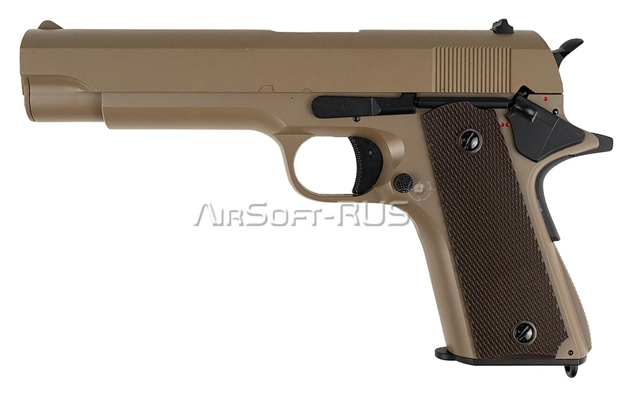 Пистолет Cyma Colt 1911 AEP TAN (CM123TN)