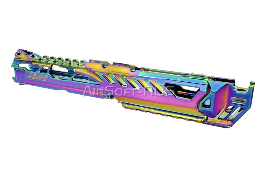 Аппер FUKU-2 Shark Cutout version CTM для AAP-01/C Electroplated Rainbow (CTM-AUR-0116)