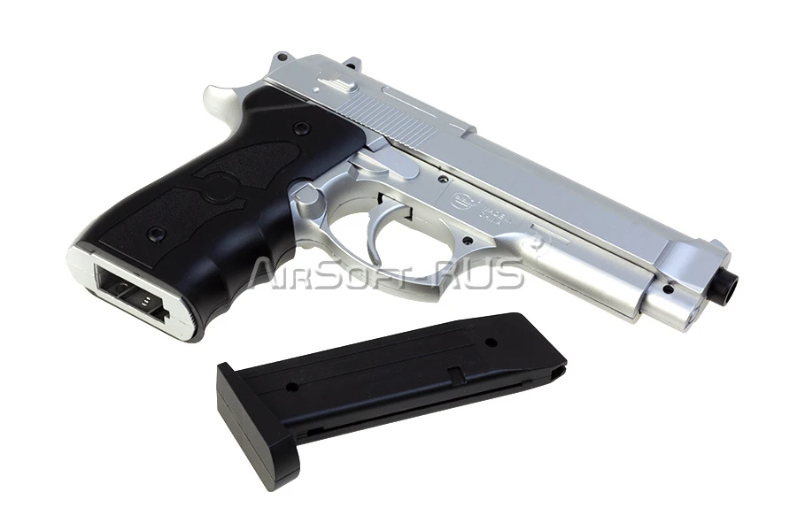 Пистолет Galaxy Beretta M92 Silver spring (G.052S)