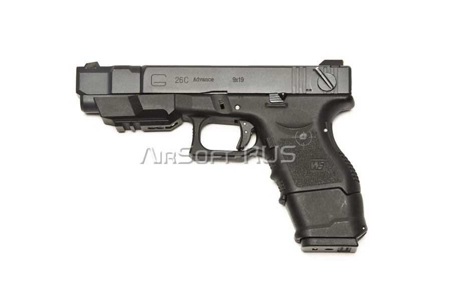 Пистолет WE Glock 26С Gen.3 GGBB (DC-GP622F) [4]