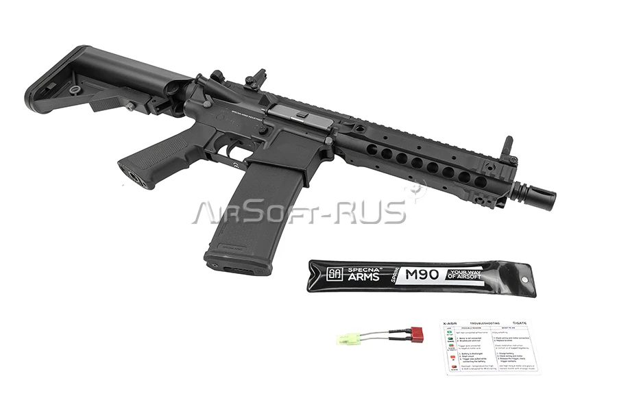 Карабин Specna Arms AR15 7 Custom RIS BK (SA-F01-XASR)