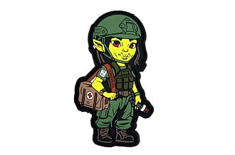 Патч ORC TACTIC девочка орк медсестра ПВХ (TZ0396)