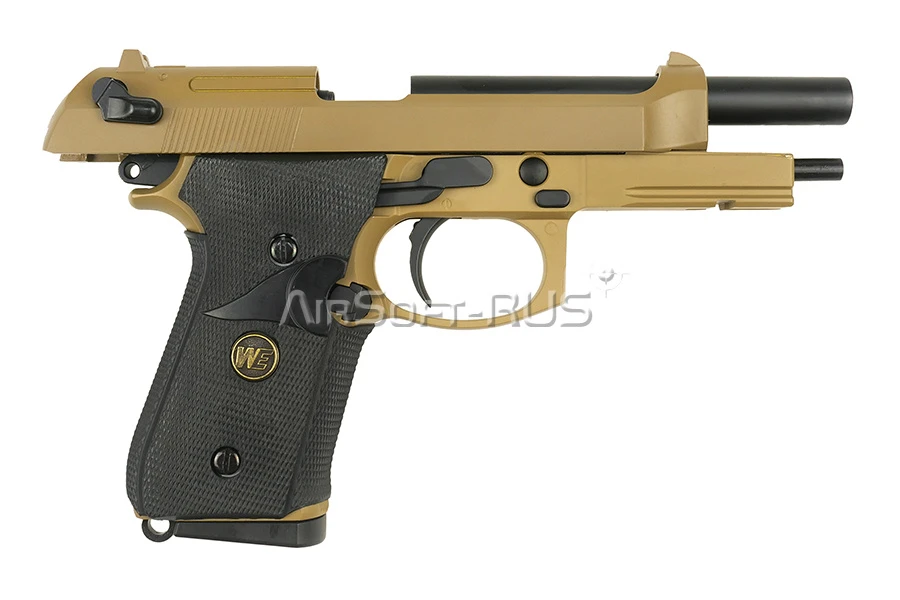 Пистолет WE Beretta M9A1 TAN CO2 GBB (CP321(TAN))