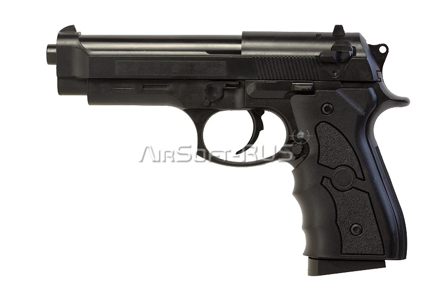 Пистолет Galaxy Beretta M92 с глушителем spring (G.052A)