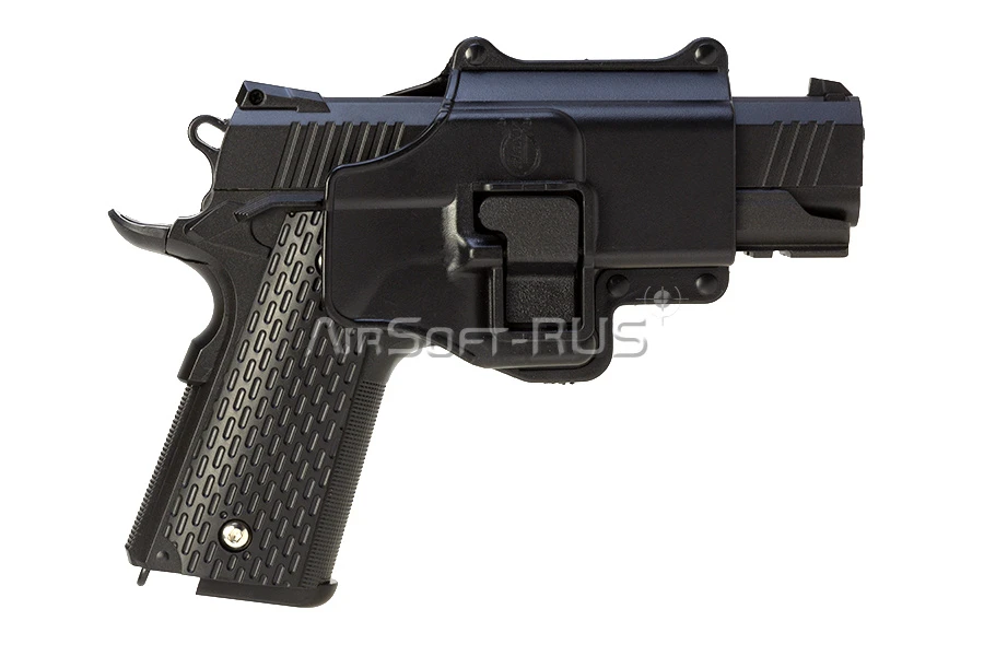 Пистолет  Galaxy Colt 1911PD spring с кобурой (G.25+)