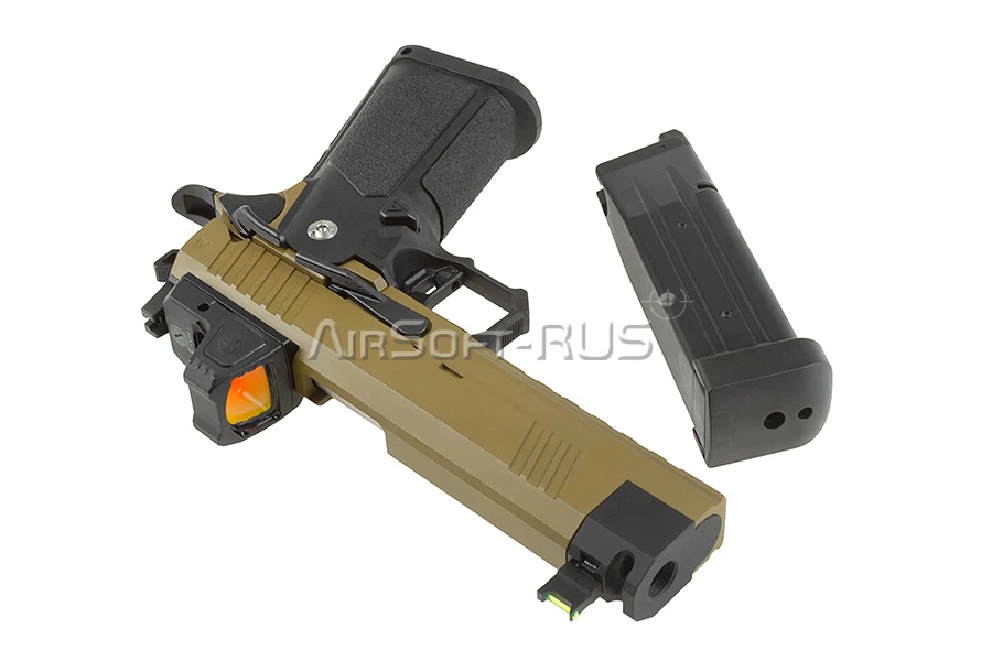 Пистолет Arcturus Hi-Capa 4.3 DG  Compensator/ARS-1 BK-TN (AT-GHC-T4C-CMB-BT)