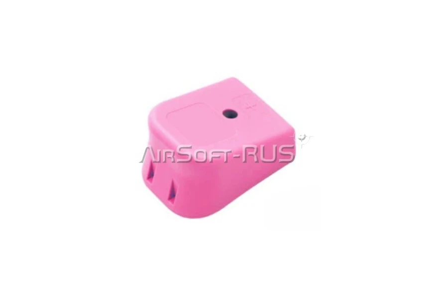 Увеличенная пятка магазина Guarder для Glock Pink (GLK-106(P))