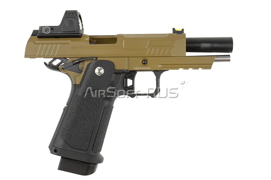Пистолет Arcturus Hi-Capa 4.3" Vanguard  w/Optics Ready Slide & ARS-1 BLK-TAN (AT-GHC-V4-CMB-BT)