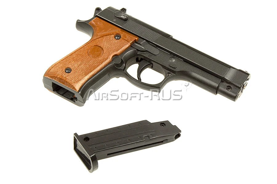 Пистолет Galaxy Beretta 92 mini spring (G.22)