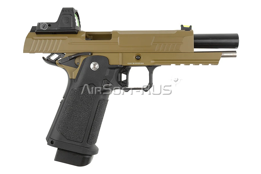 Пистолет Arcturus Hi-Capa 5" Vanguard  w/Optics Ready Slide & ARS-1 BLK-TAN (AT-GHC-V5-CMB-BT)