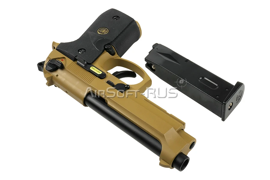 Пистолет WE Beretta M9A1 TAN GGBB (GP321(TAN))