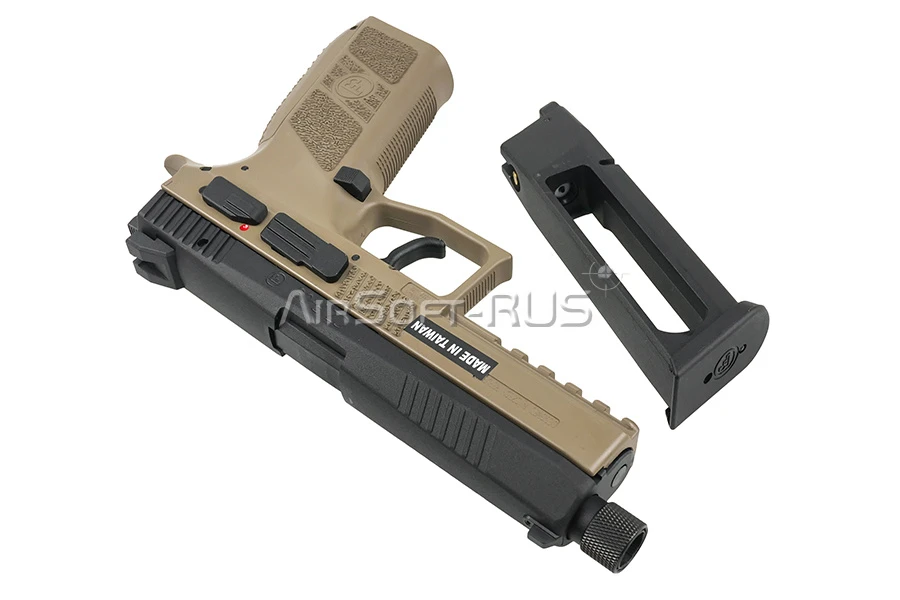 Пистолет KJW CZ P09 TAN CO2 GBB (DC-CP436TB(TAN)) [2]
