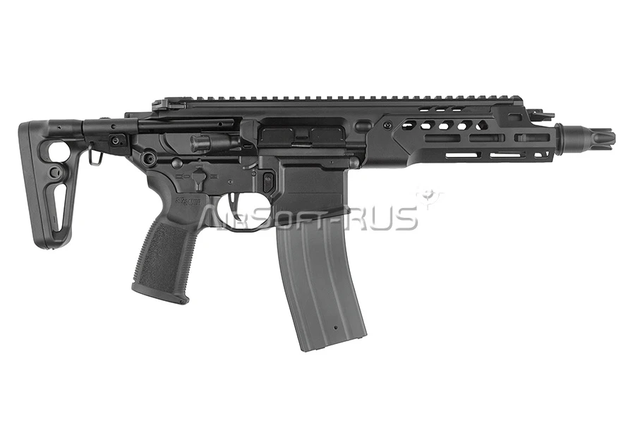 Карабин Well Pro SIG MCX RATTLER LT 7" GBB BK (WG10-7M)