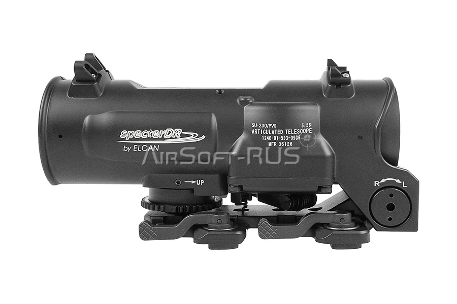 Оптический прицел Evolution Gear Elcan Gen3 1-4X Scope Mil Spec Ver BK (LE-01-BK)