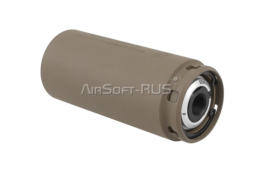 Глушитель с трассерным модулем Angry Gun KAC QDC/MCQ-PRT FDE (ANG-MCQPRT-FDE-T)