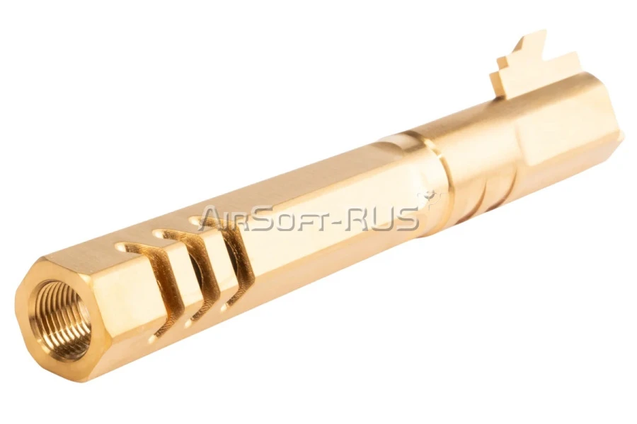 Внешний ствол 5.1 Inch 5KU для Hi-Capa TM с резьбой M11+ GD (GB-593-GD)